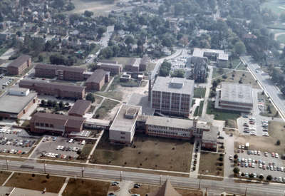 Aerial view of Waterloo Lutheran University