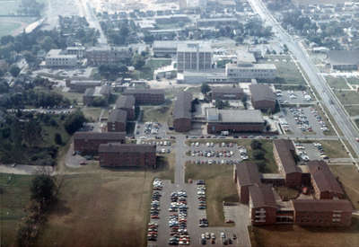 Aerial view of Waterloo Lutheran University