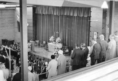 Waterloo Lutheran University baccalaureate service, May 1969