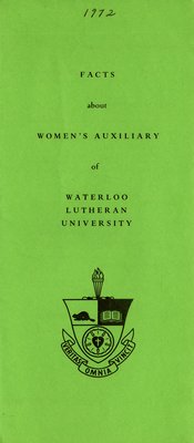 Facts About Women's Auxiliary of Waterloo Lutheran University