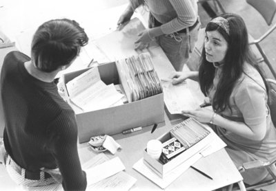 Student registration at Waterloo Lutheran University