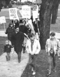 Vietnam War protest march in Waterloo, Ontario
