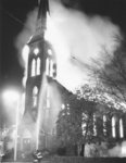 Fire at St. John's Lutheran Church, Waterloo, Ontario
