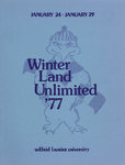 Winter land unlimited '77 : Wilfrid Laurier University
