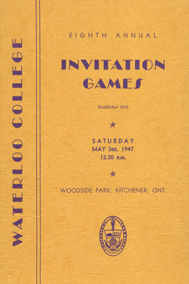 Waterloo College eighth annual Invitation Games, 1947