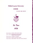 On tour 1976 : Wilfrid Laurier University Choir