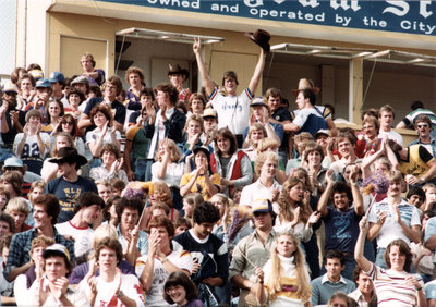 Fans at Seagram Stadium