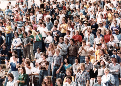 Fans at Seagram Stadium