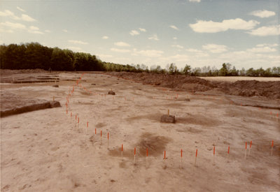 Archaeological dig site, Waterloo County, Ontario