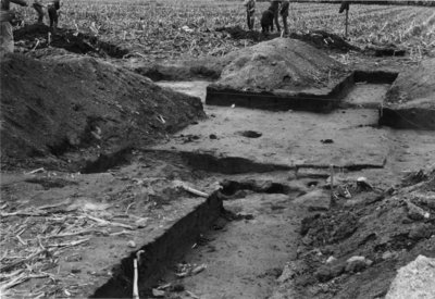 Archaeological dig site, Waterloo County, Ontario