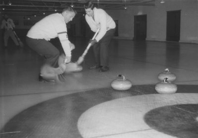 Waterloo College students curling