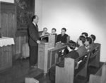 Seminary students in Willison Hall chapel