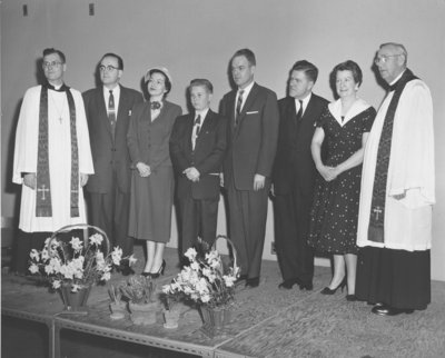 F.W. Zinck and A. A. Zinck at the Evangelical Lutheran Church of Our Savior, Lachine, Quebec