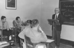 Otto Heick in classroom