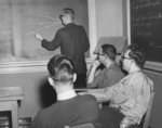 John W. Montgomery teaching in Waterloo Lutheran University classroom