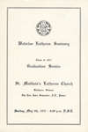 Waterloo Lutheran Seminary Class of 1957 Graduation Service