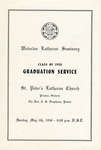 Waterloo Lutheran Seminary Class of 1958 Graduation Service