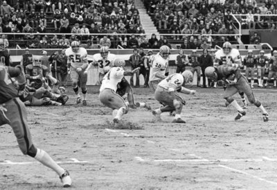 Waterloo Lutheran University football game, 1972