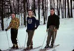 Three Waterloo College students skiing at Chicopee, Kitchener