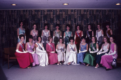 1967 Miss Canadian University Queen Pageant contestants