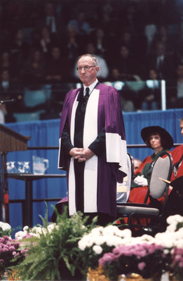 Frank Turner at Wilfrid Laurier University fall convocation 2001