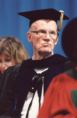 Welf Heick at Wilfrid Laurier University fall convocation 2001