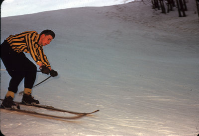 Larry Taylor skiing at Chicopee, Kitchener