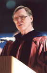 Richard Crossman at fall convocation 2001, Wilfrid Laurier University