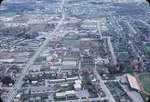 Aerial view of Waterloo Lutheran University campus, 1967
