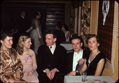 Five people at Waterloo College Junior Prom 1951