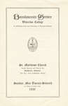 Waterloo College baccalaureate service, May 27, 1928