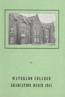 Waterloo College graduation dance 1947