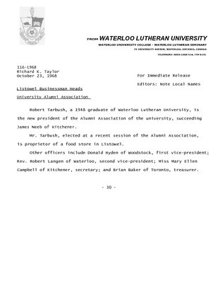 116a-1968 : Listowel business heads university Alumni Association
