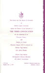 Wilfrid Laurier University 1974 fall convocation and baccalaureate service invitation
