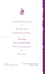Wilfrid Laurier University fall convocation and baccalaureate service invitation, 1987