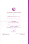 Wilfrid Laurier University 1993 fall convocation invitation