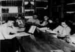 Waterloo College students studying in the library in Willison Hall