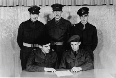 Waterloo College detachment of the Canadian Officers' Training Corps, 1954-55