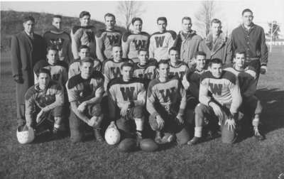 Waterloo College football team, 1953-54