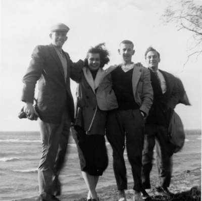 Waterloo College students at Cayuga Lake, New York