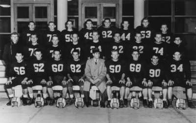 Waterloo College football team, 1955-56