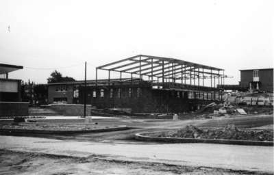 Construction of Dining Hall, Waterloo Lutheran University