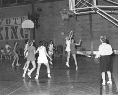 Waterloo Lutheran University women's basketball game