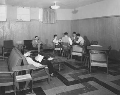 Men's lounge, Waterloo College