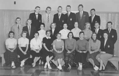 Waterloo College Badminton Club, 1955-56