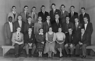 Waterloo College sophomore class, 1955-56