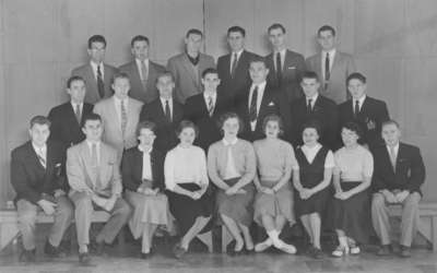 Waterloo College sophomore class, 1955-56