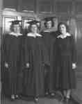 Four female Waterloo College graduates