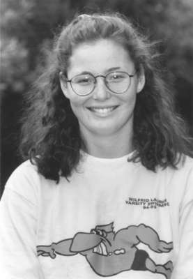 Wilfrid Laurier University swim team member