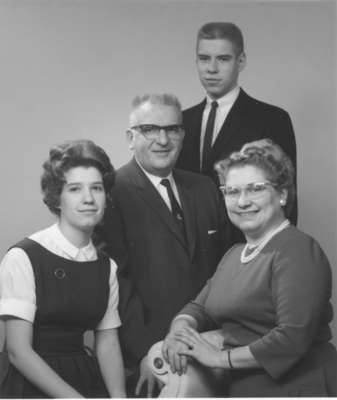 Henry Endress family portrait